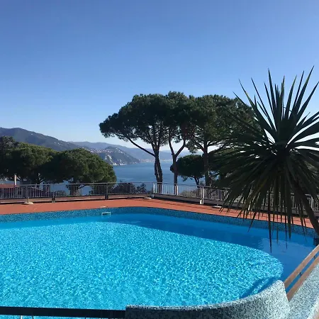 Lägenhet The Dolphin - Big With View In With Pool Rapallo