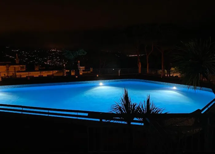 The Dolphin - Big With View In With Pool Rapallo