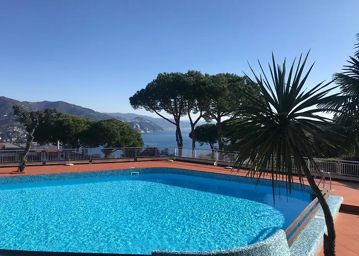 Apartment The Dolphin - Big With View In With Pool Rapallo